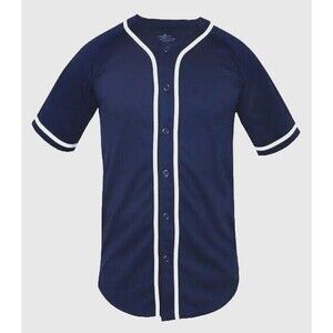 Mens Baseball Jersey (Navy) - Medium - NWT unopened from shipping!